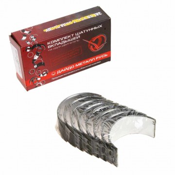Вкладыши ГАЗ-24,УАЗ шатунные d+0.50, ВК24-1000104-ДР, Дайдо Металл Русь