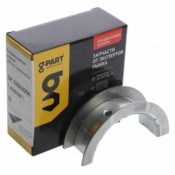Вкладыш ГАЗ,ПАЗ дв.CUMMINS ISF 3.8 коренной упорный d=0.00, GP.10060006, G-PART