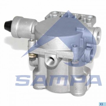 Кран DAF SCHMITZ SAF тормозной прицепа (4 выхода М16мм), 094.135-01, SAMPA