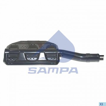 Кронштейн крыла заднего левый, 18400061, SAMPA