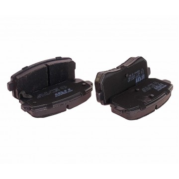 Колодки тормозные Accent KIA Rio (05-) задние (4шт.), GDB3421, TRW