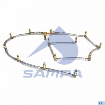 Трубка топливная RENAULT обратная, 079.112, SAMPA