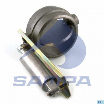 Корпус вспомогательного тормоза с заслонкой, 022.198, SAMPA