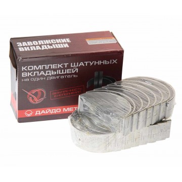 Вкладыши ЯМЗ-238 шатунные d+0.25 ДАЙДО МЕТАЛЛ РУСЬ, 238-1000104В2-Р1, ЗМЗ