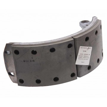 Колодки тормозные КАМАЗ-53229 литые (короткая накладка) (1шт.), 53229-3501090-50, РЕСУРС-ТЕХНО
