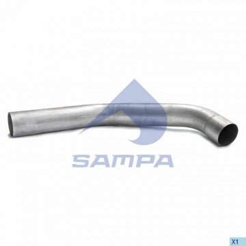Труба промежуточная глушителя, 023.095, SAMPA