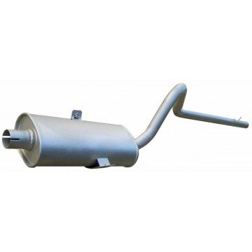 Глушитель М-2140, 412-1201005, БАКСАНСКИЙ ЗАВОД АВТОЗАПЧАСТЬ