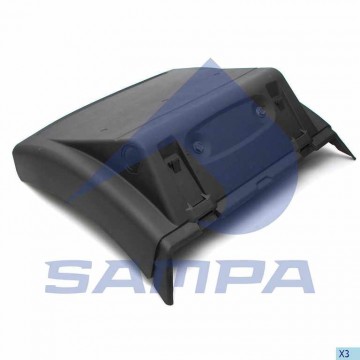 Крыло TGX заднее передняя часть (690мм), 18200212, SAMPA