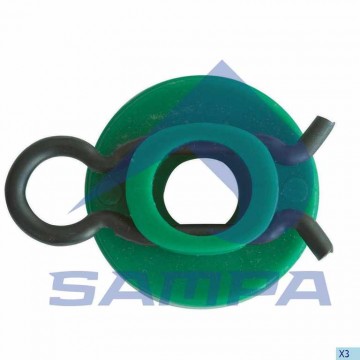 Фиксатор P,R series механизма стеклоподъемника (ползунок), 043.200, SAMPA